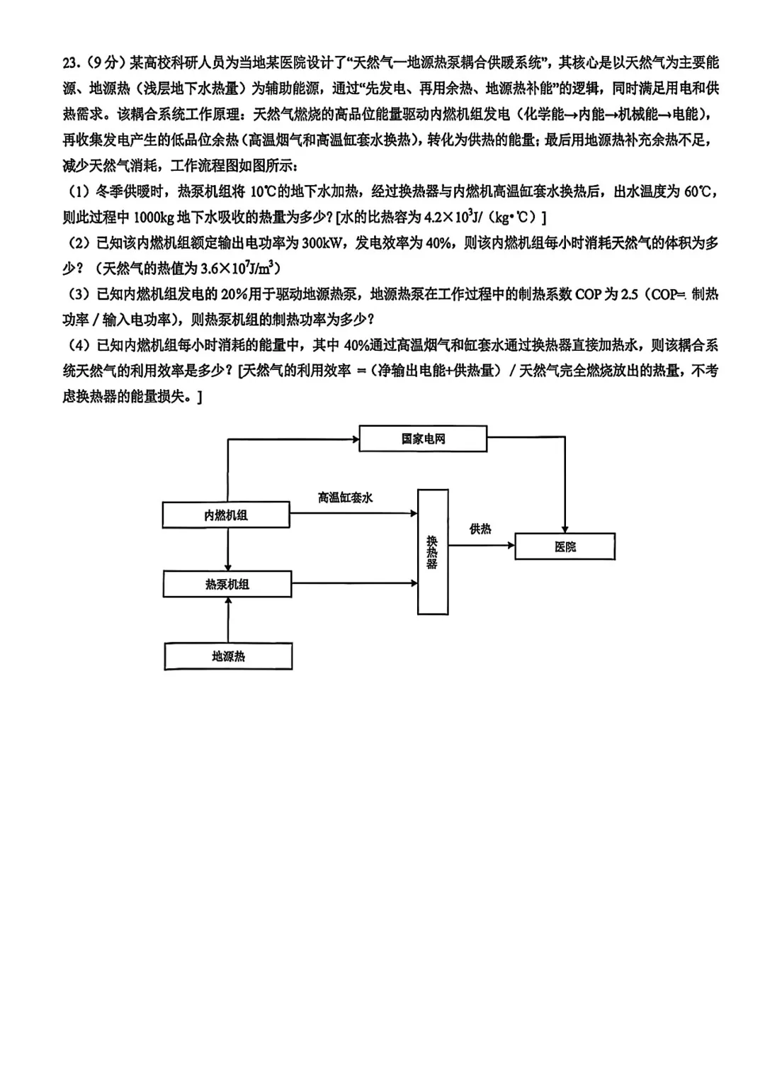 西安交大附中2026届初三中考第二次模拟考试物理试卷 第8张