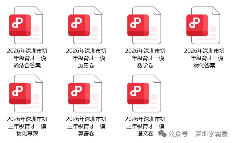 福田21校联考+南实一模真题! 第7张