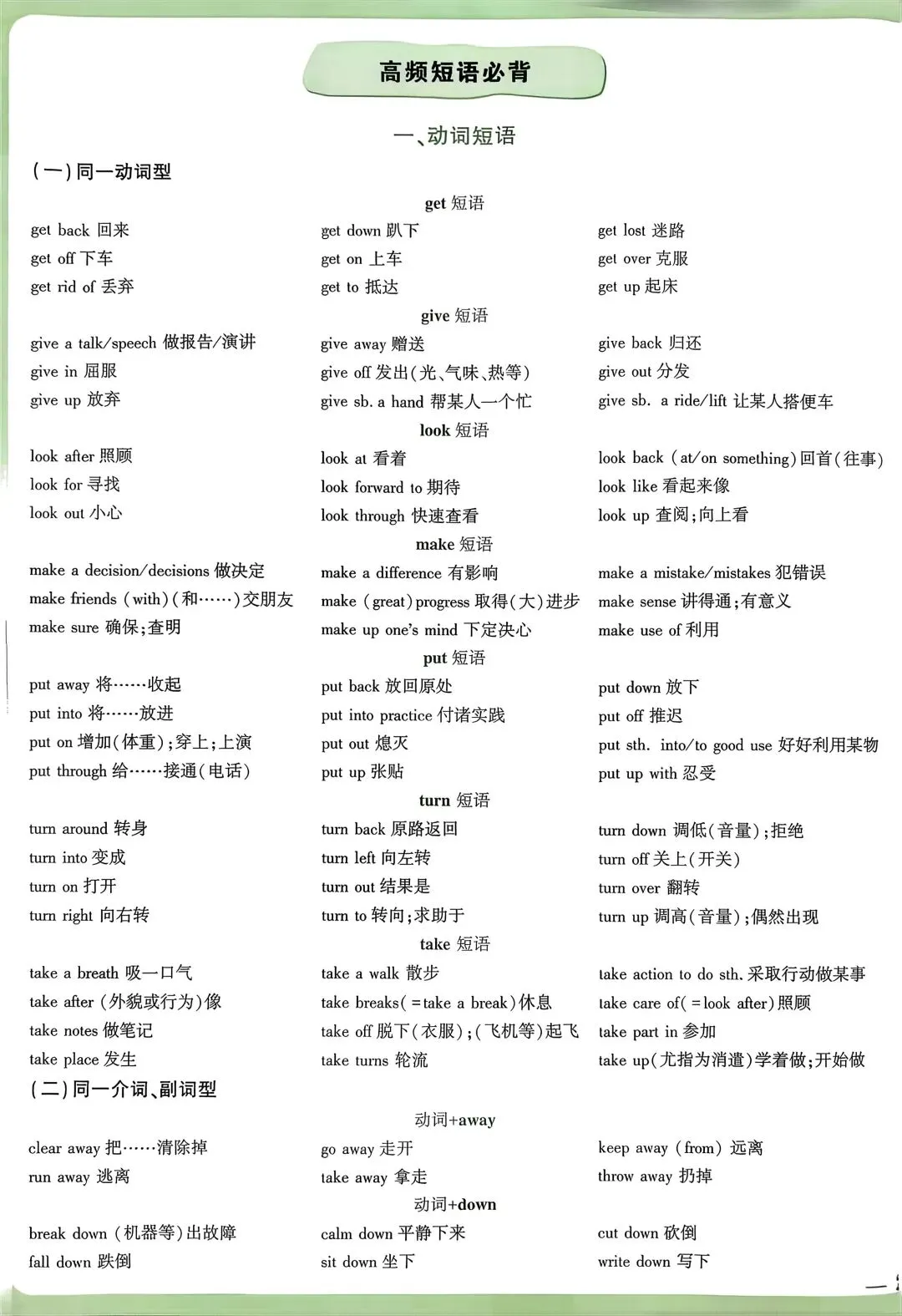 中考必背 第4张