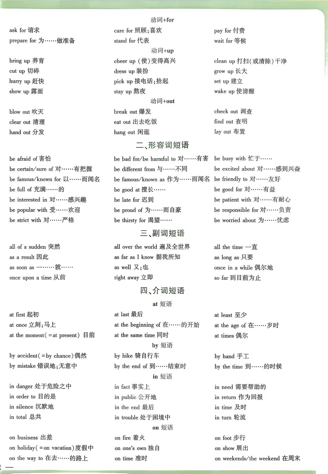 中考必背 第5张