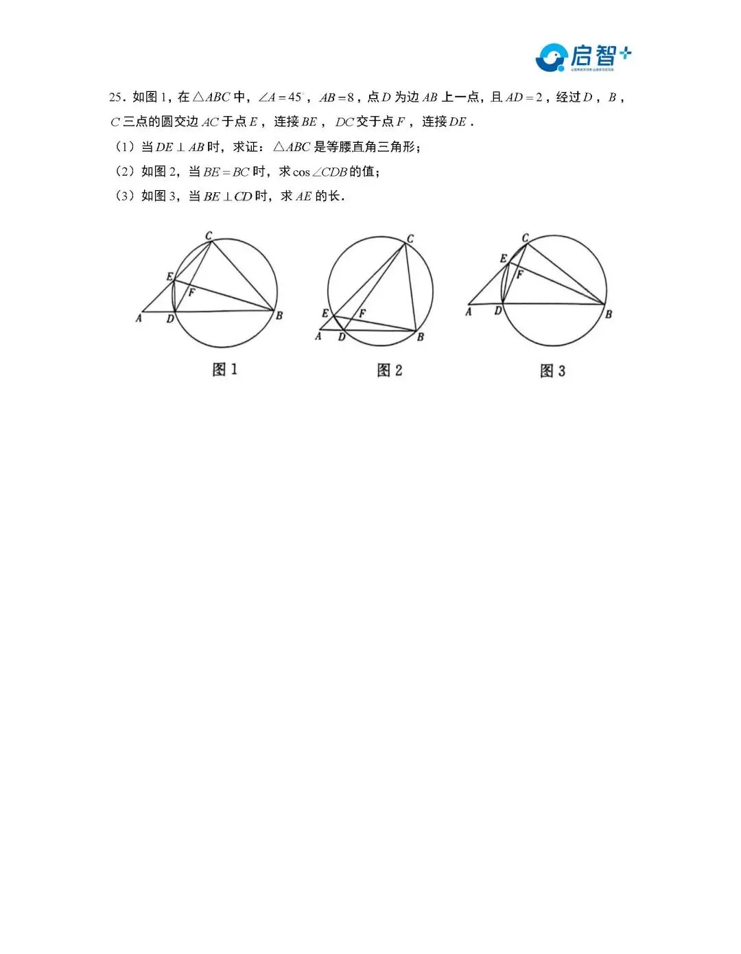 25-26附中初三数学一模试卷【视频讲解】+【试卷分析】 第39张