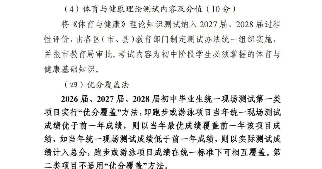 最新!贵阳市2026-2028届中考体育考试项目及评分标准出炉,收藏分享! 第9张