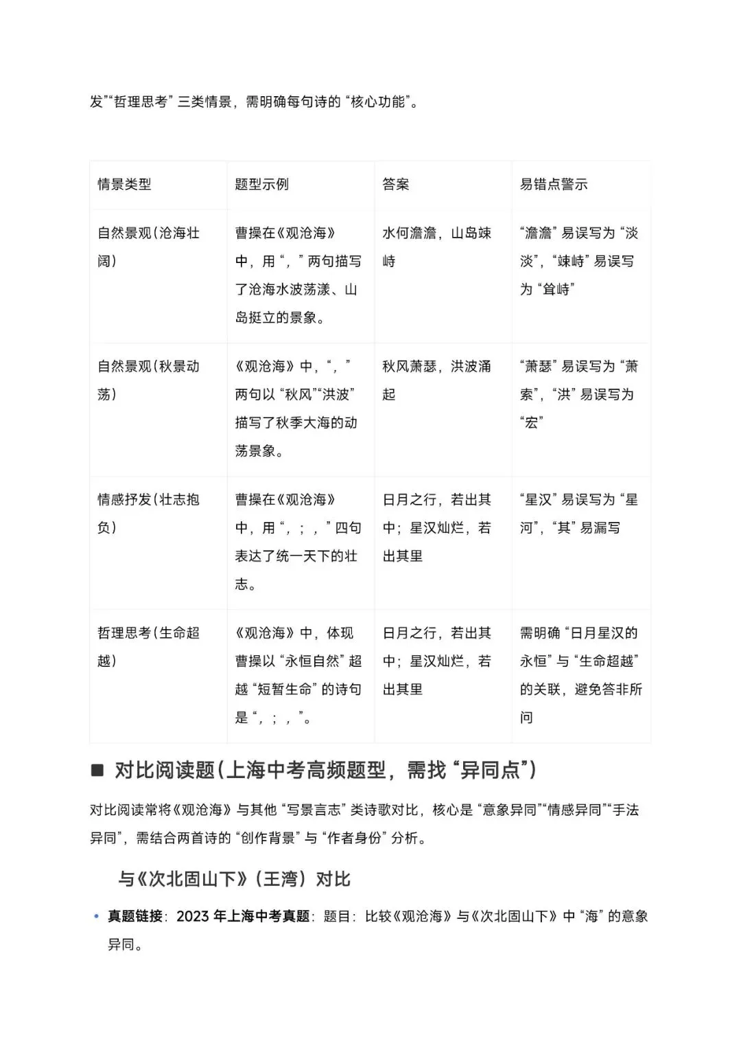 2026 上海中考语文高频考点与解题技法 第11张