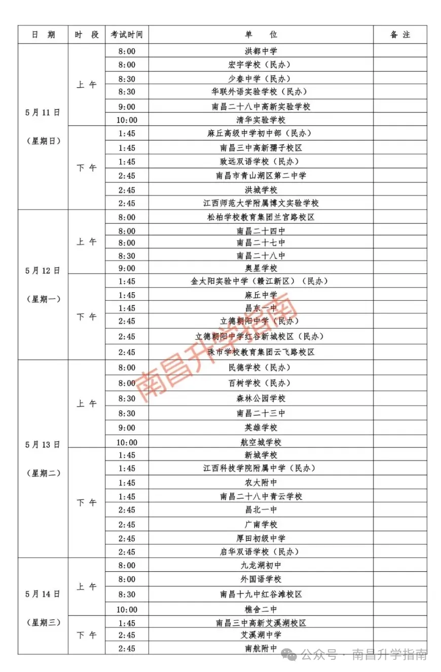 2025年南昌中考体育考场分布图出炉!现场实景图+考试流程来了 第12张