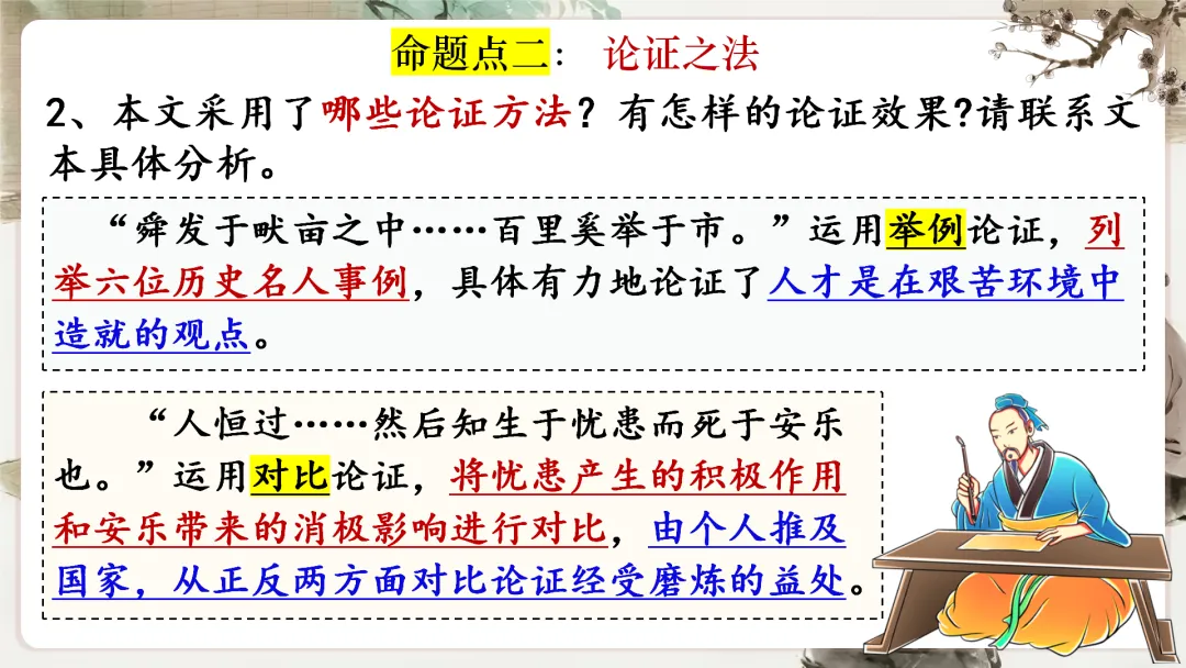 【议论说理类】中考文言文分类复习,这样讲太赞了! 第37张