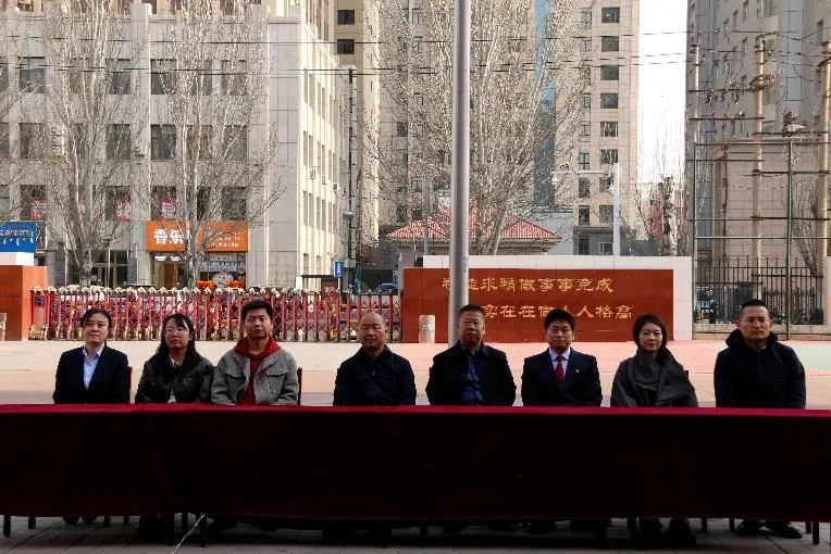 百日砺剑,决胜中考——呼和浩特市第三十六中学隆重举行2023级冲刺誓师大会 第16张