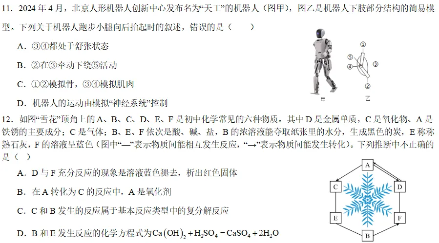 中考科学刷刷刷(四) 第6张