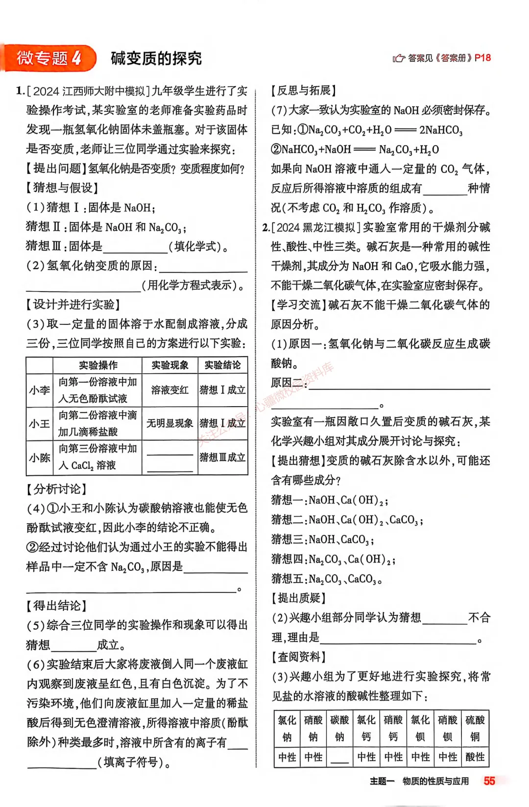 【关于中考】化学中考复习专题⑥——常见的酸碱盐 第20张