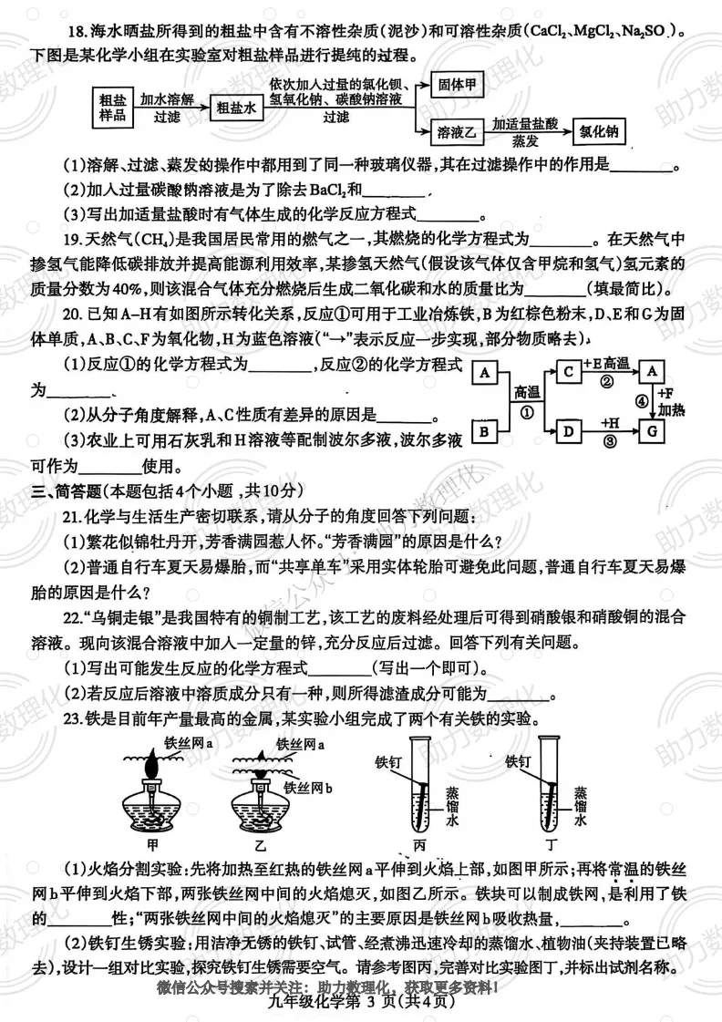 【济源模拟】2025年济源市中考一模试卷及答案(7科含听力) 第13张