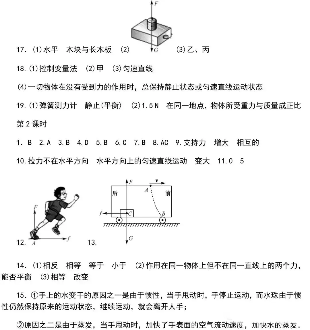 中考物理知识点梳理+考点精练+重难点突破(附答案)三 第45张