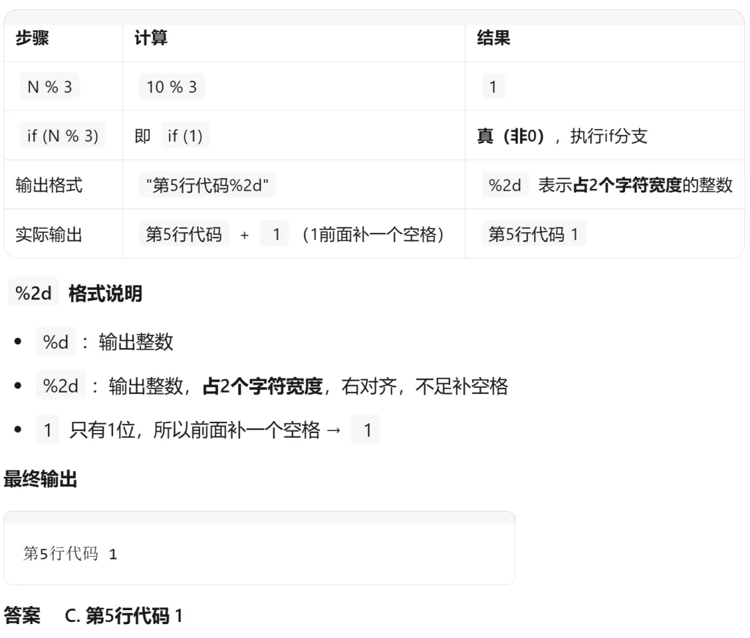 GESP:2024年6月 C++一级 真题及解析 第20张