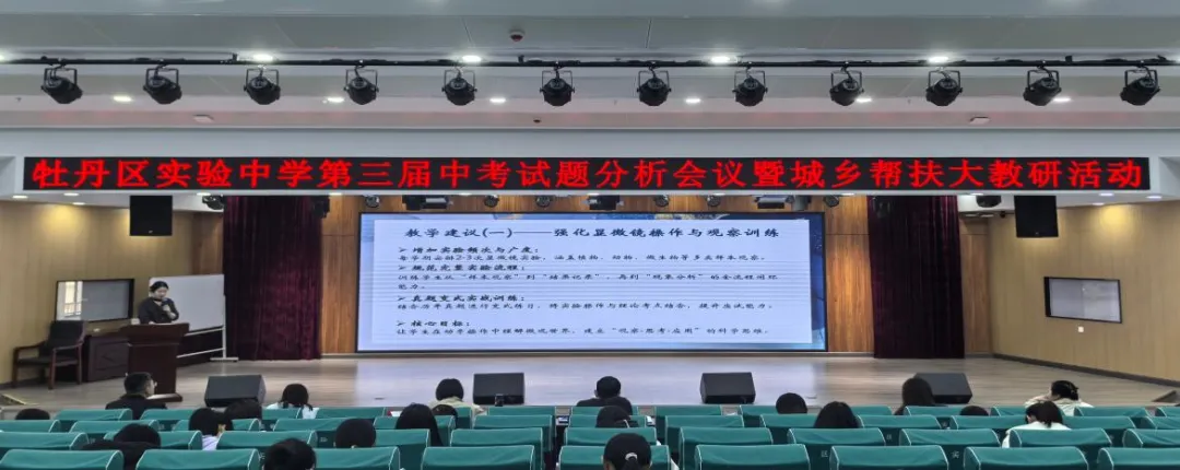 精研中考明方向 聚力提质启新程——牡丹区实验中学生物学科大教研活动圆满举行 第9张