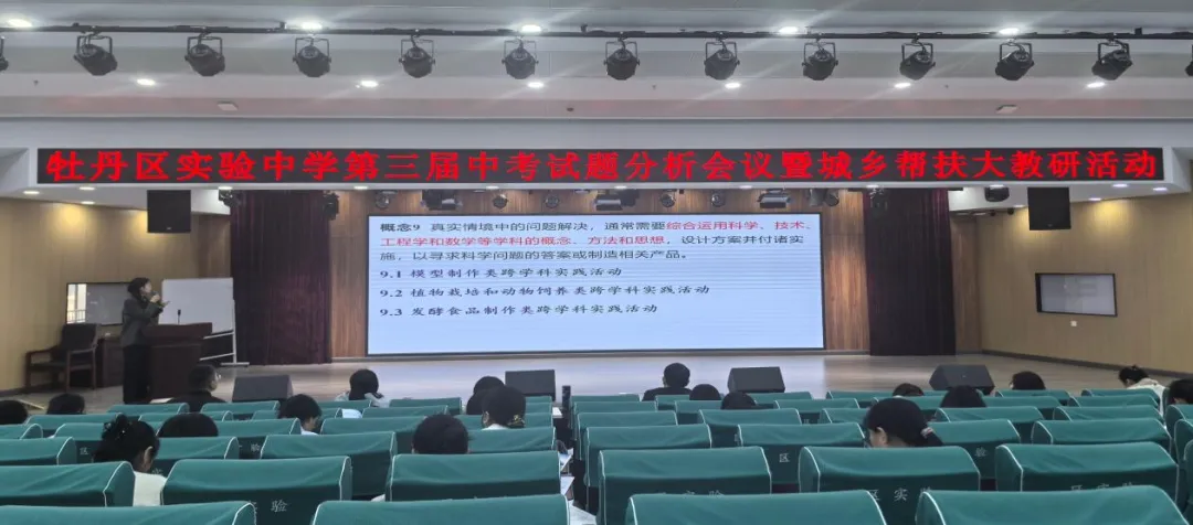 精研中考明方向 聚力提质启新程——牡丹区实验中学生物学科大教研活动圆满举行 第19张