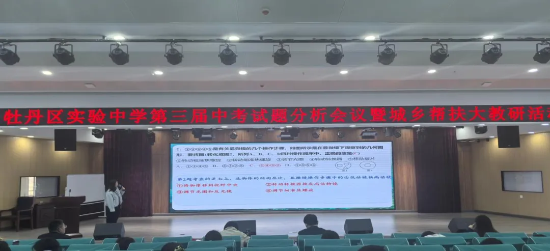 精研中考明方向 聚力提质启新程——牡丹区实验中学生物学科大教研活动圆满举行 第23张