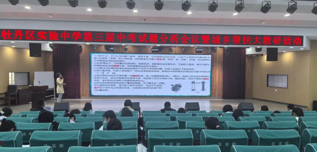 精研中考明方向 聚力提质启新程——牡丹区实验中学生物学科大教研活动圆满举行 第25张
