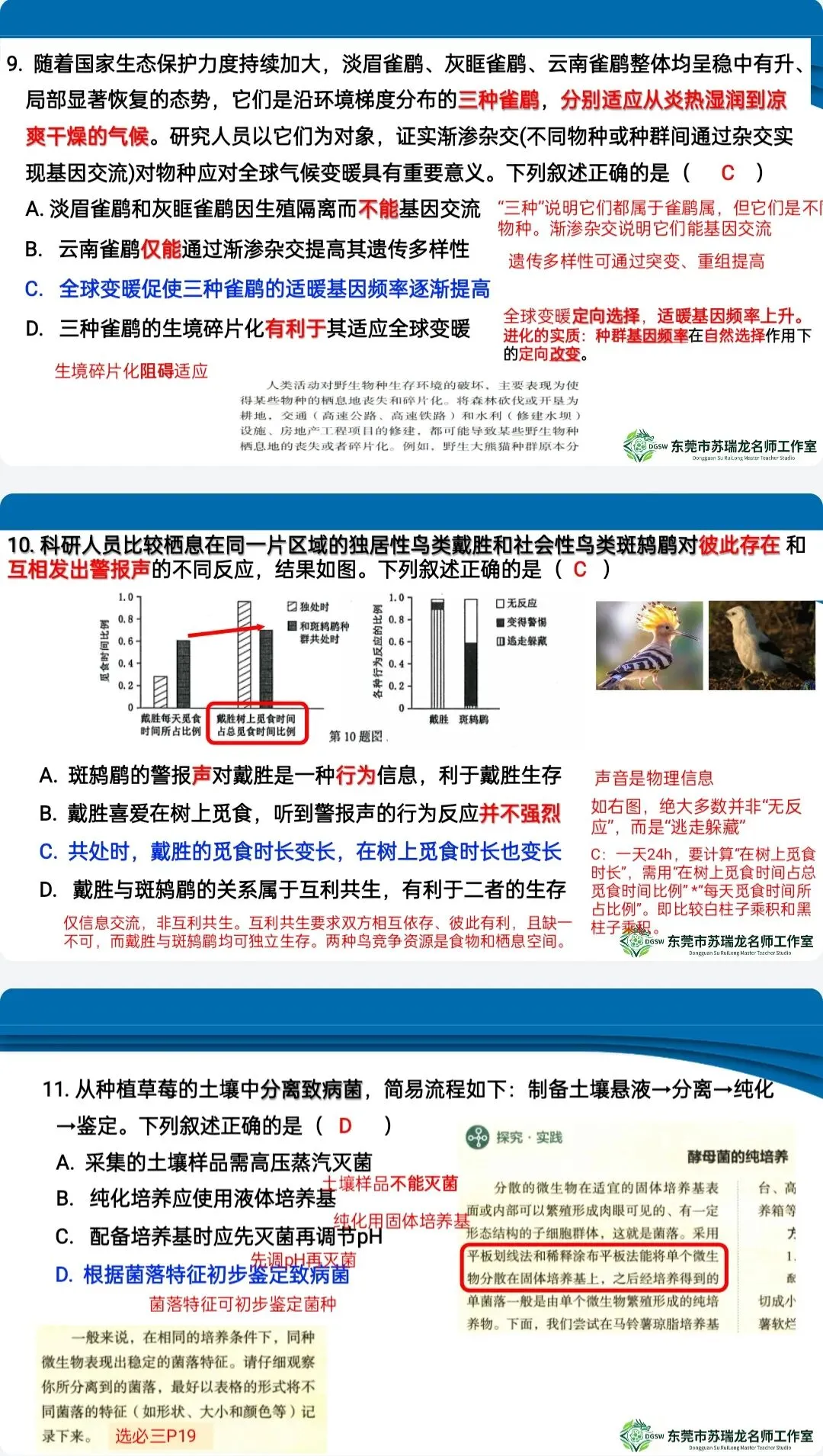 【共研·试题】2026年高三年级模拟考试(生物学)讲评参考2026.3 第19张
