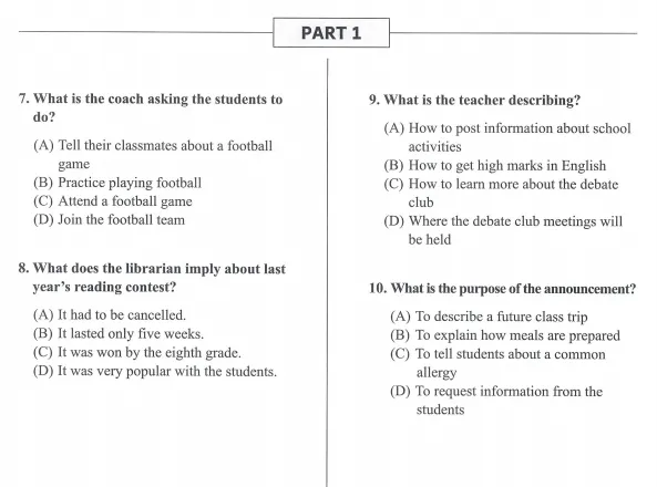 冲刺4.26小托福!真题集含听力,考前高效刷题 第6张