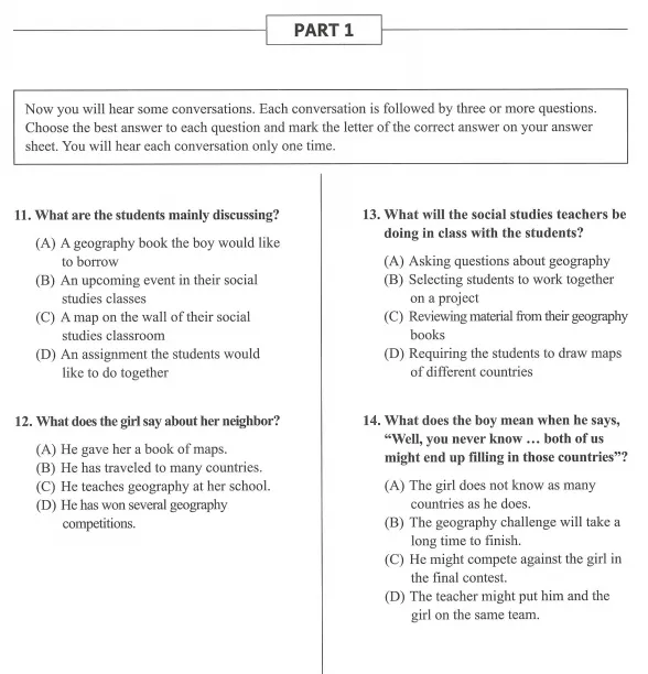 冲刺4.26小托福!真题集含听力,考前高效刷题 第7张