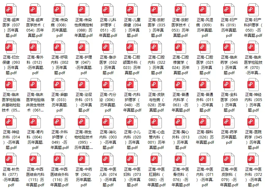 卫生高级职称历年真题免费领取!PDF(高清可打印) 第3张 卫生高级职称历年真题免费领取!PDF(高清可打印) 第3张