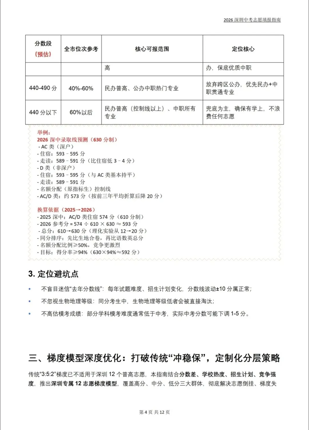 2026深圳中考志愿填报指南全解!不会的家长直接抄答案 第4张
