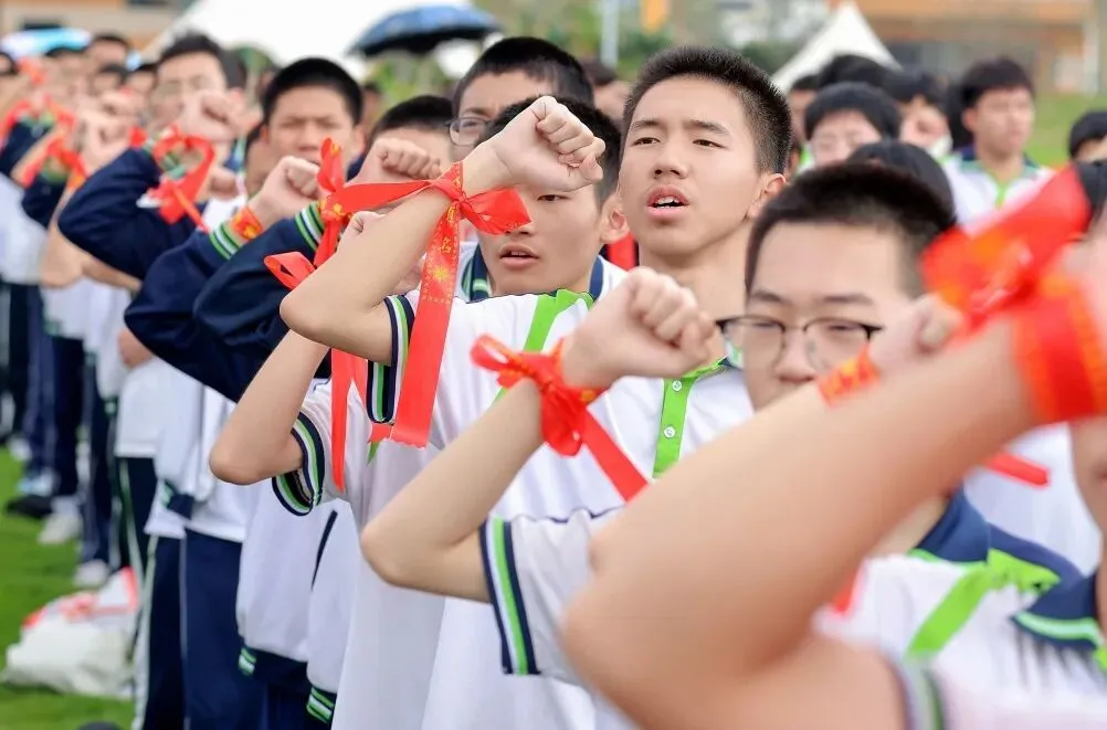 燃炸!佛山各校中考百日誓师名场面来袭!快给母校打call! 第71张
