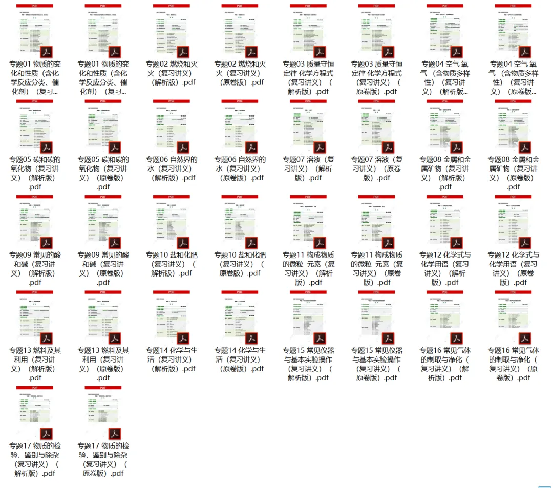 2026年中考化学第一轮复习讲义,全国通用 第1张