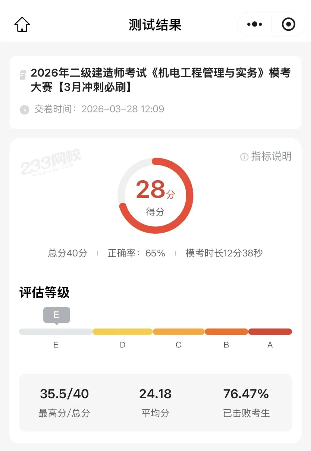 二建机电备考日记|选择题模考复盘 第1张