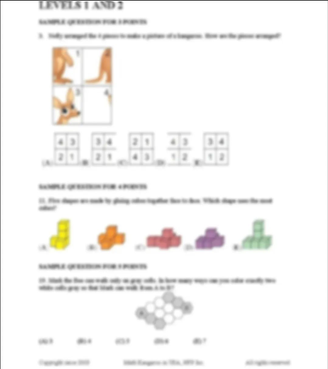 【全等级】袋鼠竞赛2026年真题+答案,开始对答案啦! 第1张 【全等级】袋鼠竞赛2026年真题+答案,开始对答案啦! 第1张