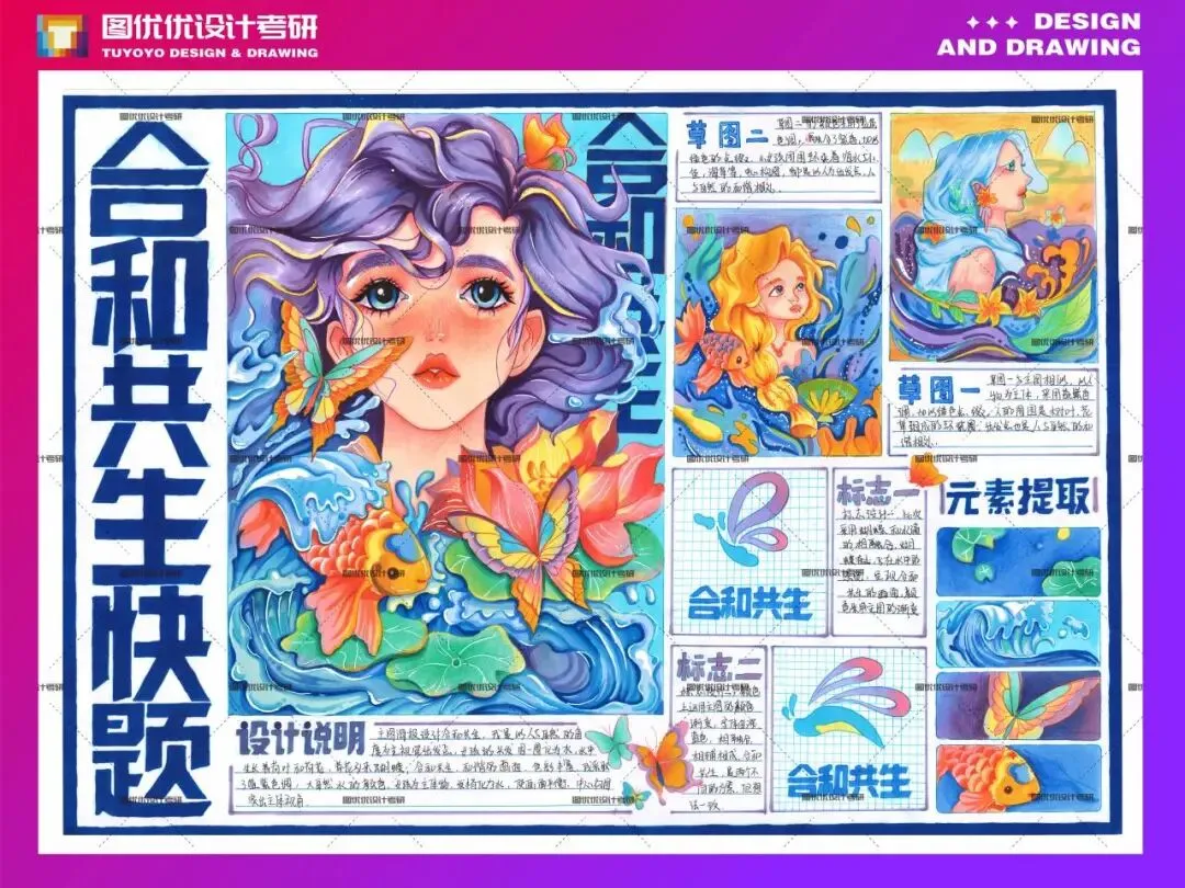 【图优优·真题解析】超详细!2026年燕山大学(专硕)视觉传达手绘解析,为你点亮指路明灯,不容错过! 第43张