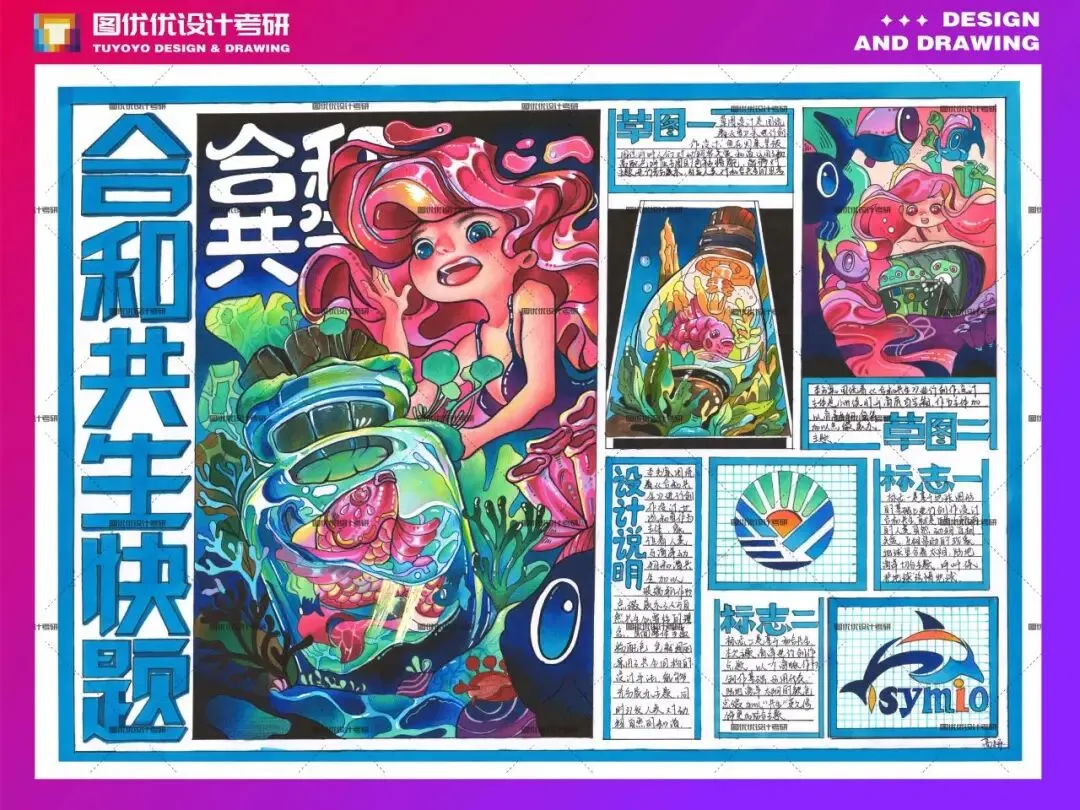 【图优优·真题解析】超详细!2026年燕山大学(专硕)视觉传达手绘解析,为你点亮指路明灯,不容错过! 第44张