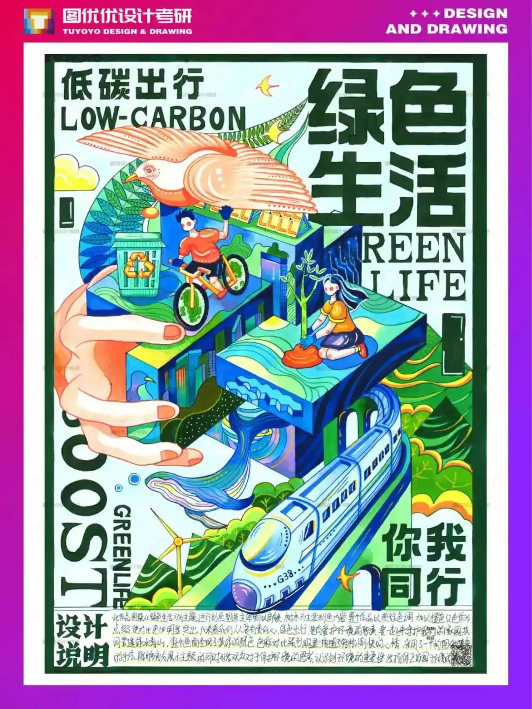 【图优优·真题解析】超详细!2026年燕山大学(专硕)视觉传达手绘解析,为你点亮指路明灯,不容错过! 第62张