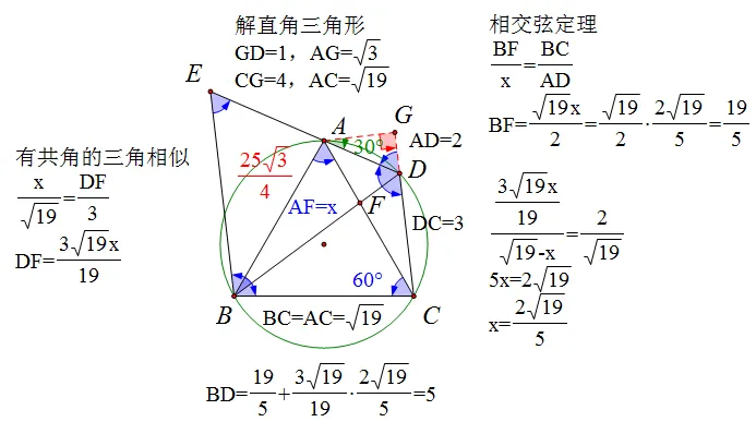 中考数学前沿||厦门一中九下月考第9|10|15|16|24|25题 第10张