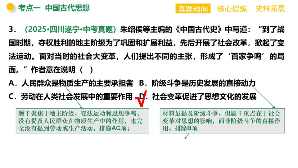【中考复习】|专题03:中华优秀传统文化 第15张