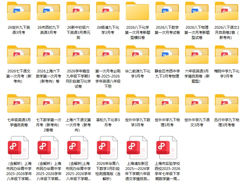 高考同款题?刚考完的6-9年级名校3月真题卷出炉 第1张