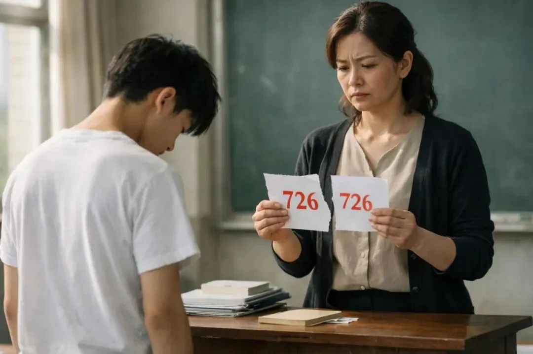 班主任当众撕碎我的试卷:726分?你作弊!后来我次次考0分,直到高考放榜,我考了739,2个顶尖学府同时来电,班主任惊呆了! 第1张