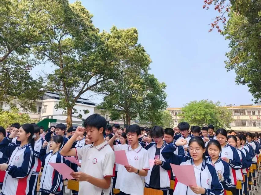 兴宁径心中学2026年中考百日誓师大会圆满举行 第10张