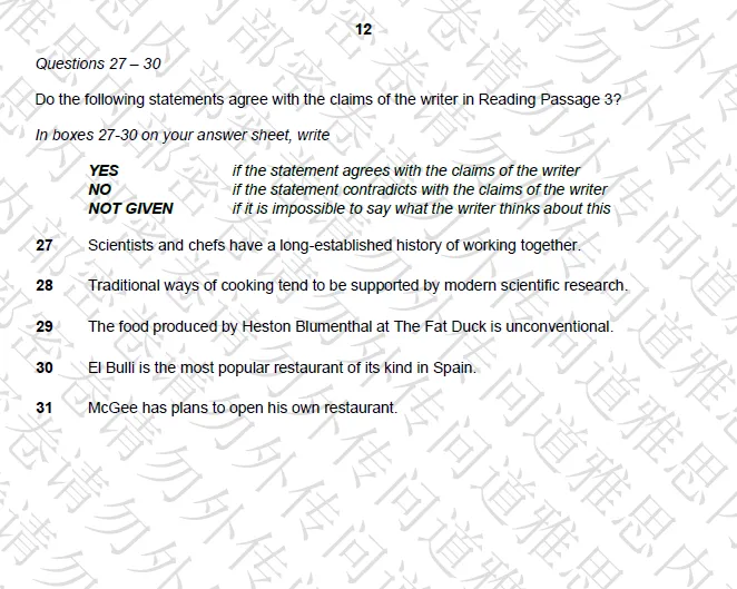 3月28日雅思纸笔真题 第7张