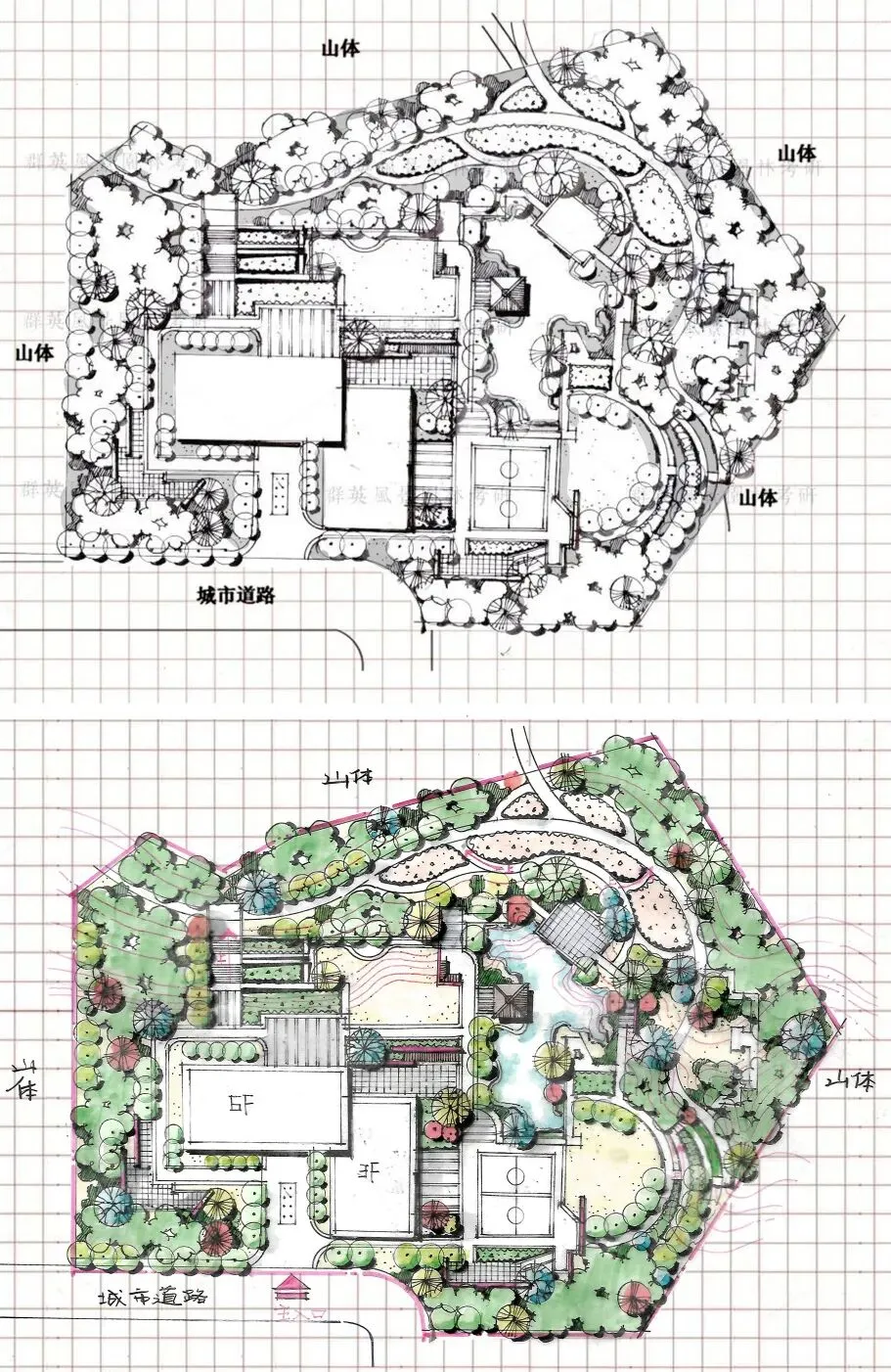 真题“丘”解 | 华农2020年风景园林快题真题解析 第3张 真题“丘”解 | 华农2020年风景园林快题真题解析 第3张