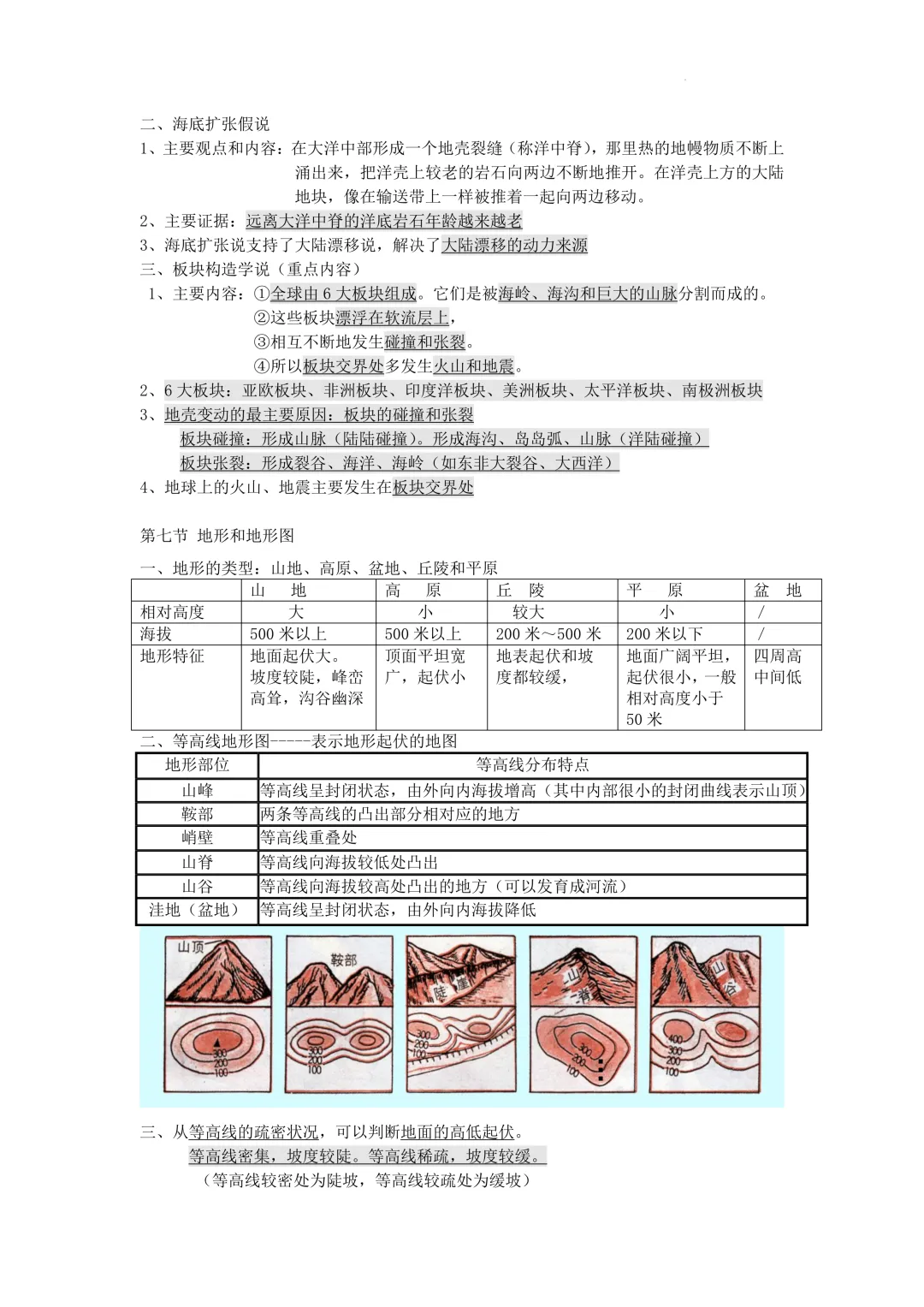 中考地理知识点汇总 第4张