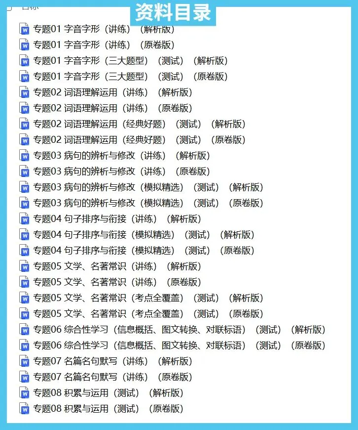 中考语文二轮复习讲义-CY009 第4张