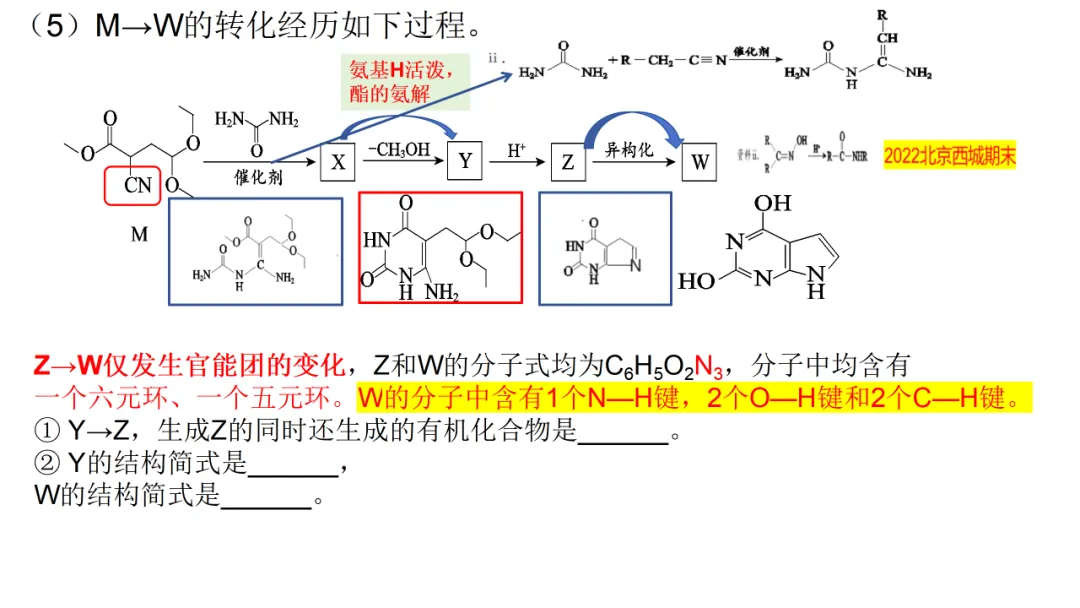2026高三化学复习优质高考真题讲解2024北京高考化学有机试题讲解(选择11和综合答题17题)(山哥设计) 第21张