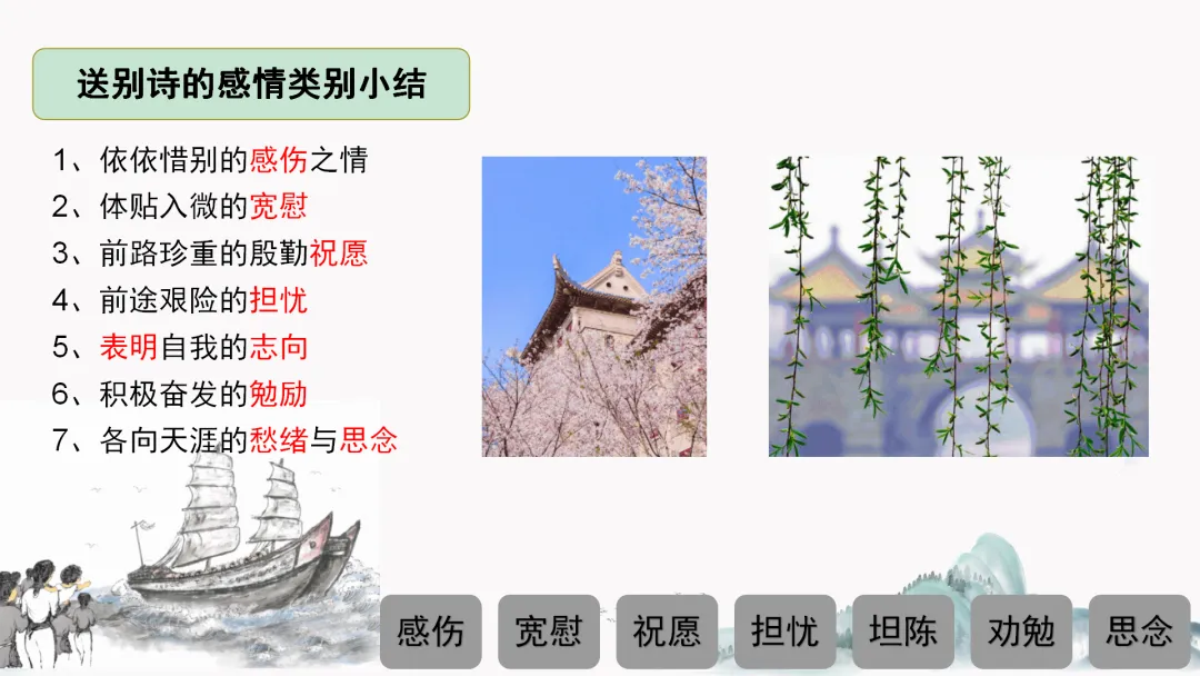 中考语文复习公开课【送别类古诗整合复习】被夸爆了! 第20张