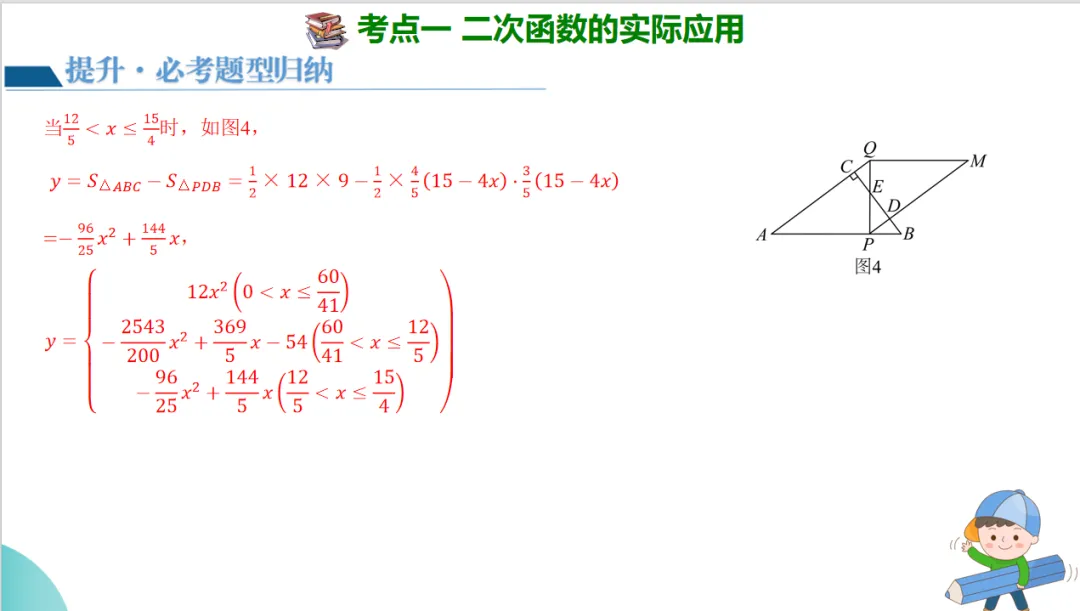 2024年中考数学一轮复习二次函数的应用 第30张