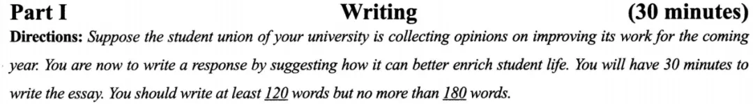 大学英语四级写作真题专题篇 第1张 大学英语四级写作真题专题篇 第1张