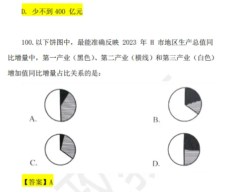 A类答案!2026广西事业单位联考笔试真题职测100题及参考答案(回忆版参考) 第3张