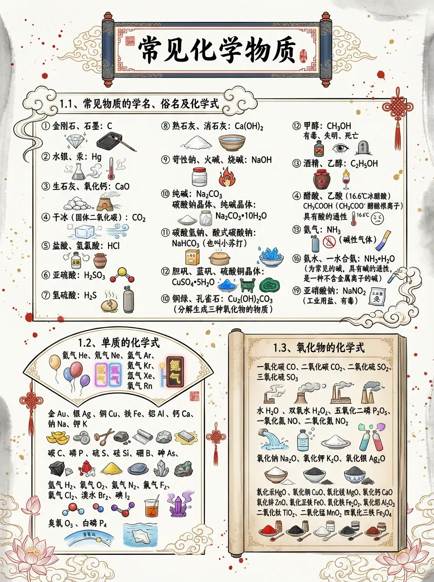 中考化学知识点大全 第2张
