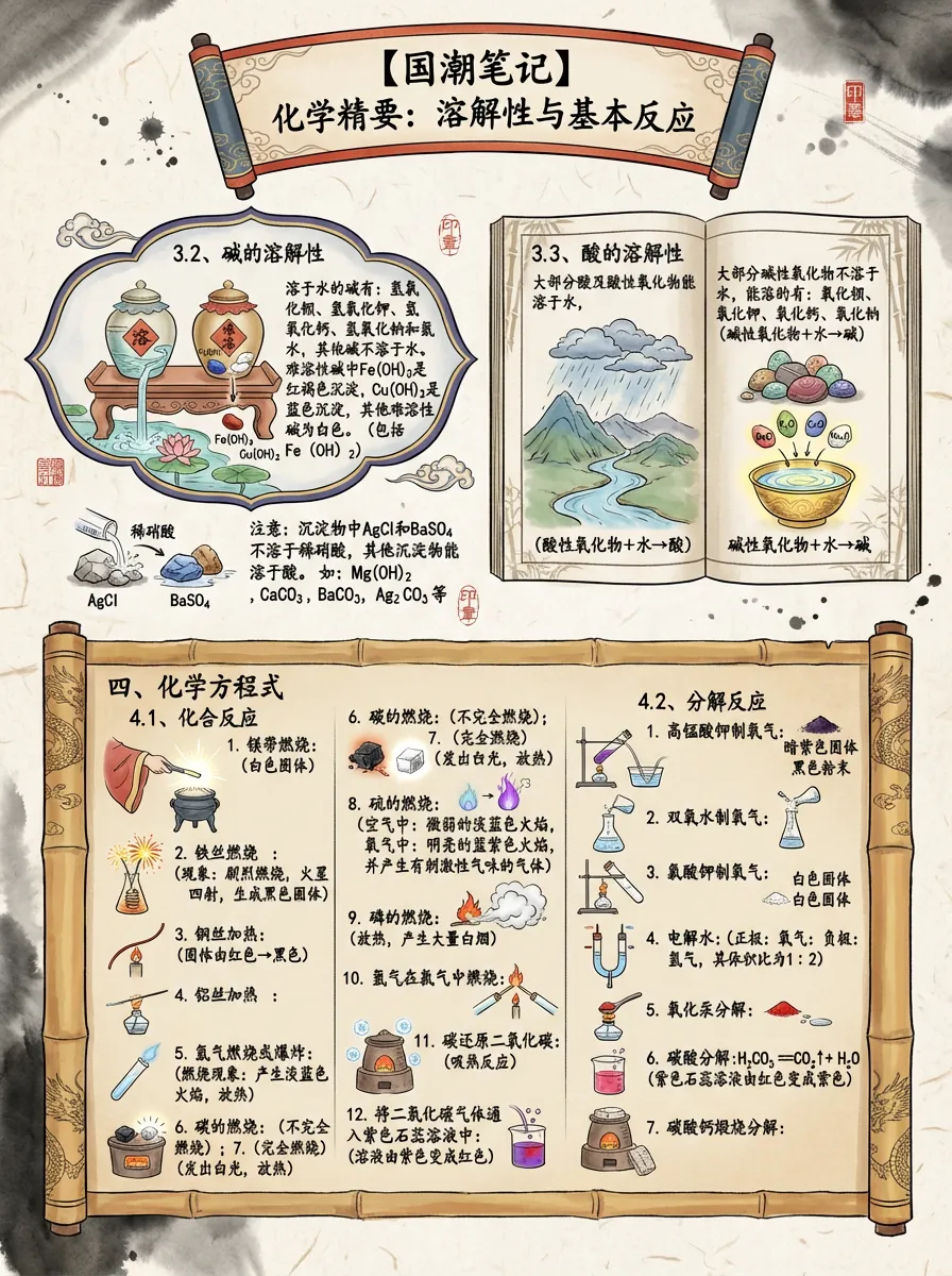 中考化学知识点大全 第6张