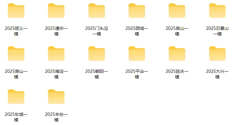 14区!往年初三一模试卷&答案打包下载—— 第1张