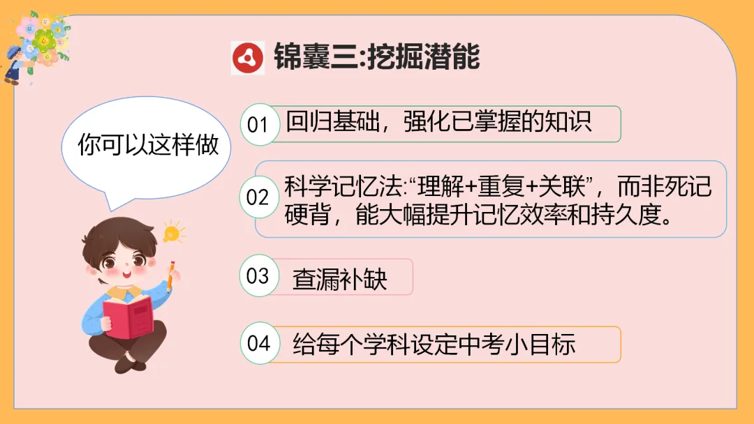 中考励志减压主题班会,70天,你还来得及,考得上 【附PPT课件】 第22张 中考励志减压主题班会,70天,你还来得及,考得上 【附PPT课件】 第22张