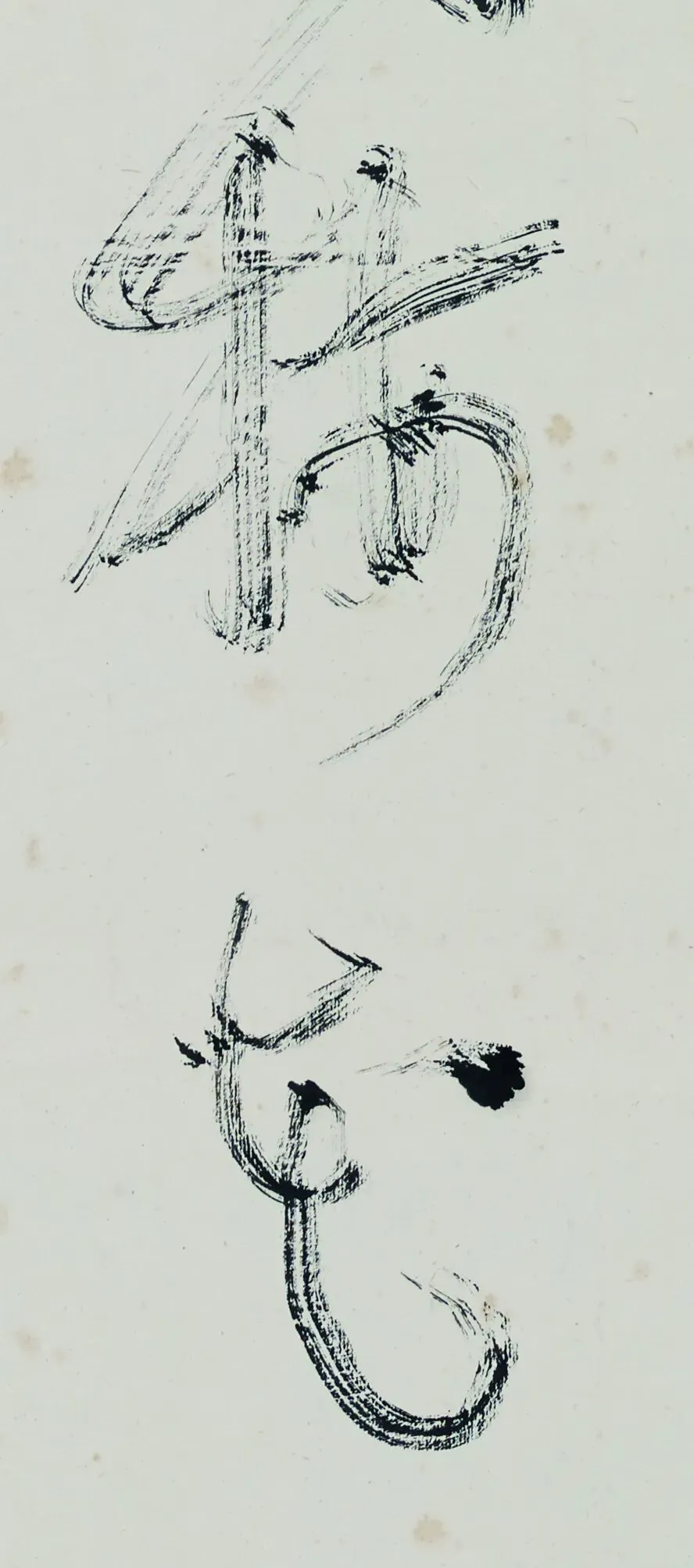 林散之草书《自作诗<为李真题关山月李苦禅梅花卷子>》过眼录 第4张